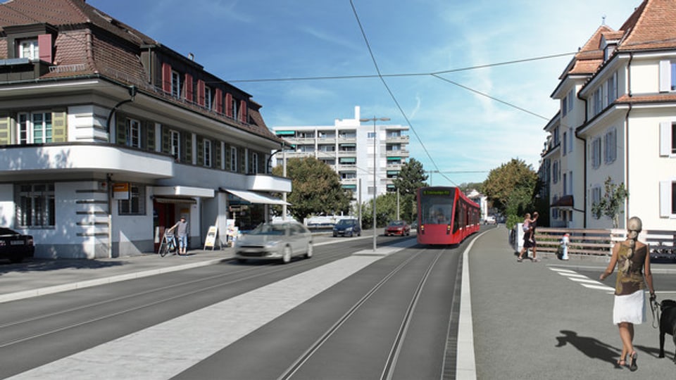 So sehen die Pläne für das neue Tram Region Bern aus.