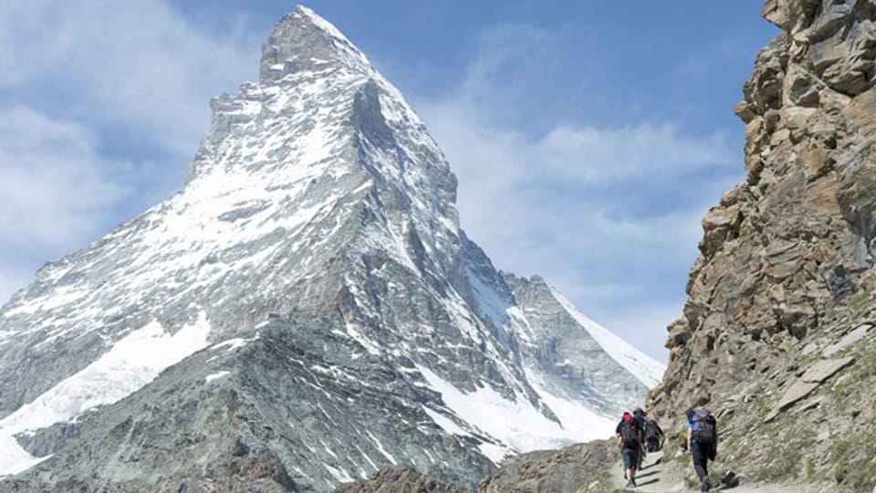 Ein einziger guter Tag für das Matterhorn im Juli 2014.