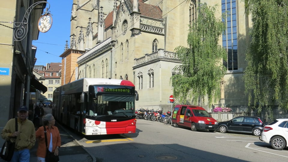 Auf dieser Seite der Kathedrale soll der Bus nicht mehr durchfahren dürfen.