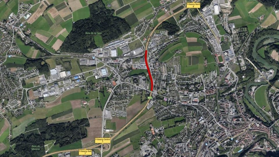 Die geplante Überdachung: 620 Meter zwischen den Ausfahrten Freiburg-Nord und Freiburg-Süd.
