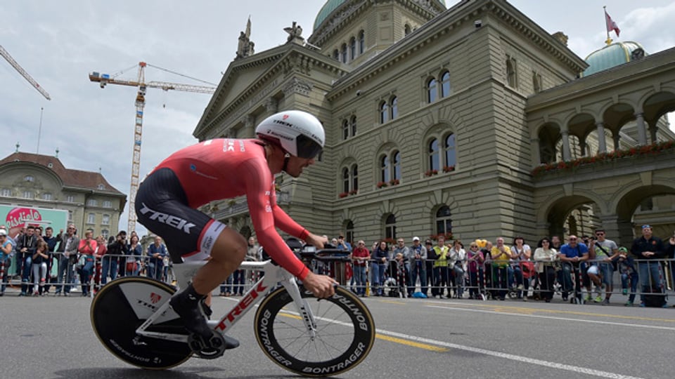 Fabian Cancellara auf der Rennstrecke in Bern.
