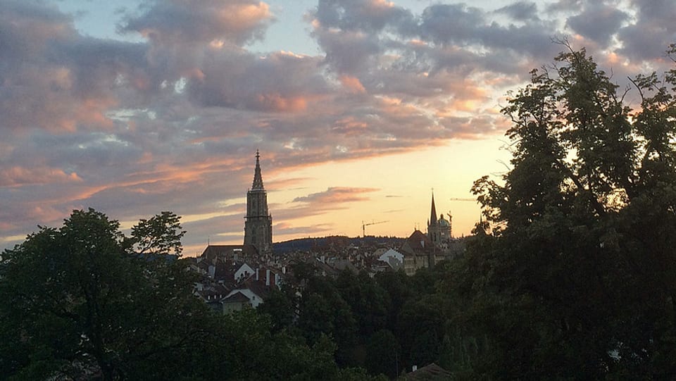 Beliebt - nicht nur bei Sonnenuntergang: Die Stadt Bern.