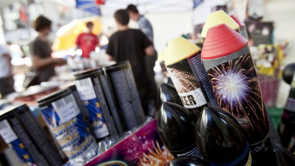 Das Geschäft der Feuerwerkverkäufer konzentriert sich auf die letzten Tage vor dem 1. August.