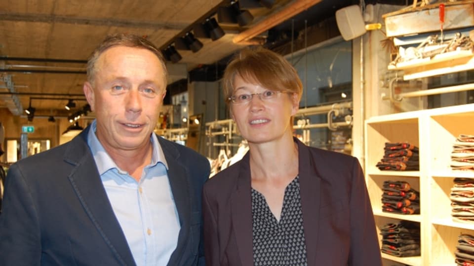 Fredy und Silvia Bayard in ihrem neuen Geschäft in Bern.