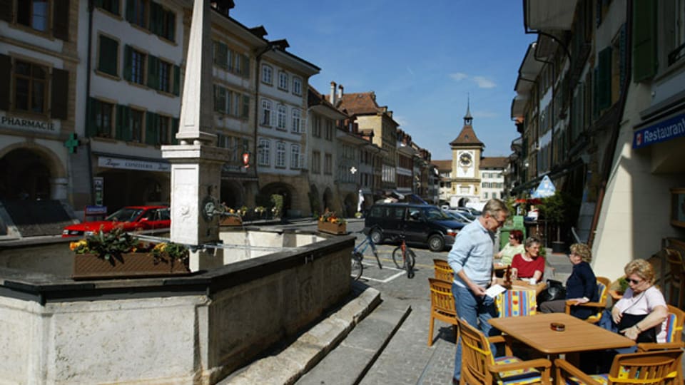 Historisches Stadtzentrum von Murten.