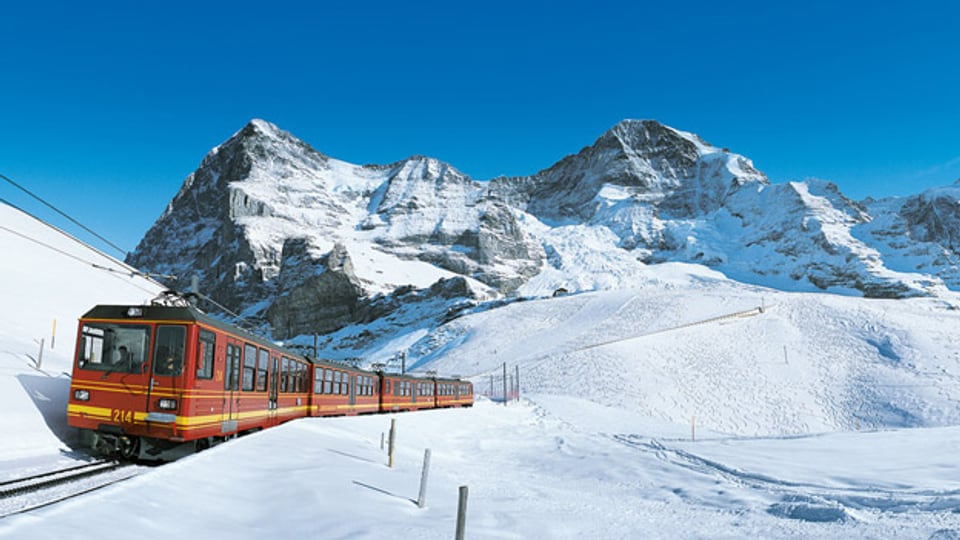 Publikumsmagnet Jungfraubahn sorgte für neuen Rekord im Jahr 2014.