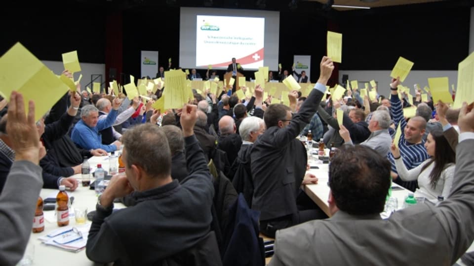 Einigkeit bei den SVP-Delegierten in Kirchberg.