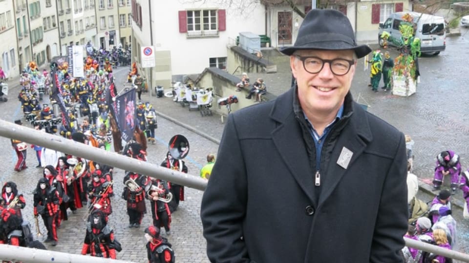 Thomas Göttin wohnt seit 25 Jahren in Bern. Der Berner Stadtratspräsident kommt ursprünglich aus Basel und ist ein eingefleischter Fasnächtler.