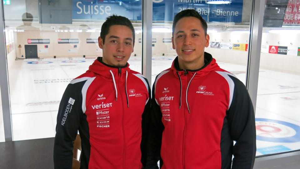 Marco und Enrico Pfister sind zusammen erfolgreich auf dem Eis.