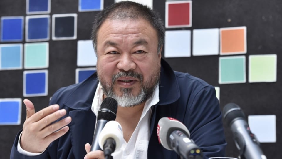 Der Künstler Ai Weiwei stellte sich den Fragen des Publikums und der Journalisten.