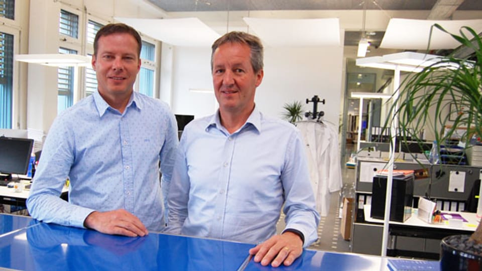 Die SEF-Gründer Stefan Linder (links) und Peter Stähli ziehen sich zurück.