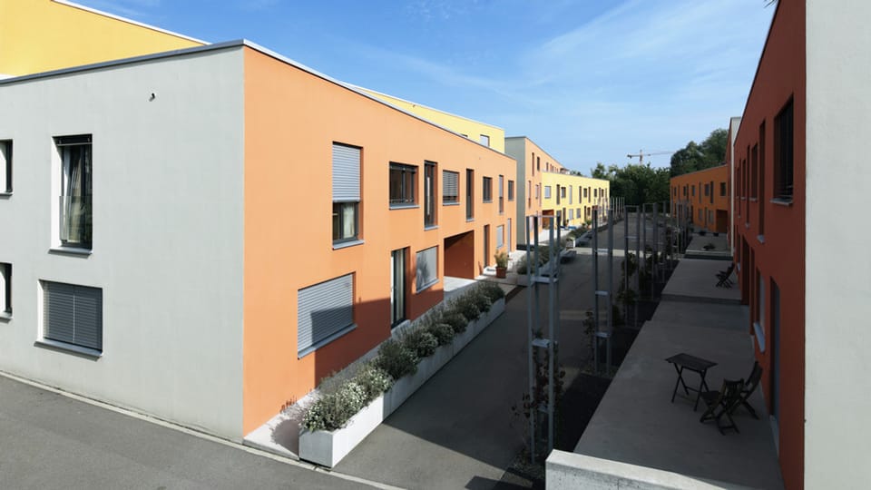 Wohnüberbauungen wie hier diejenige im Quartier Neumatt/Weissenstein bringen Köniz Lob für die Ortsplanung ein.