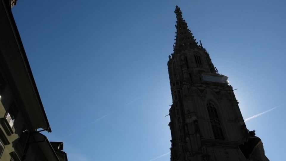Weniger Geläut – auch im Münsterturm.