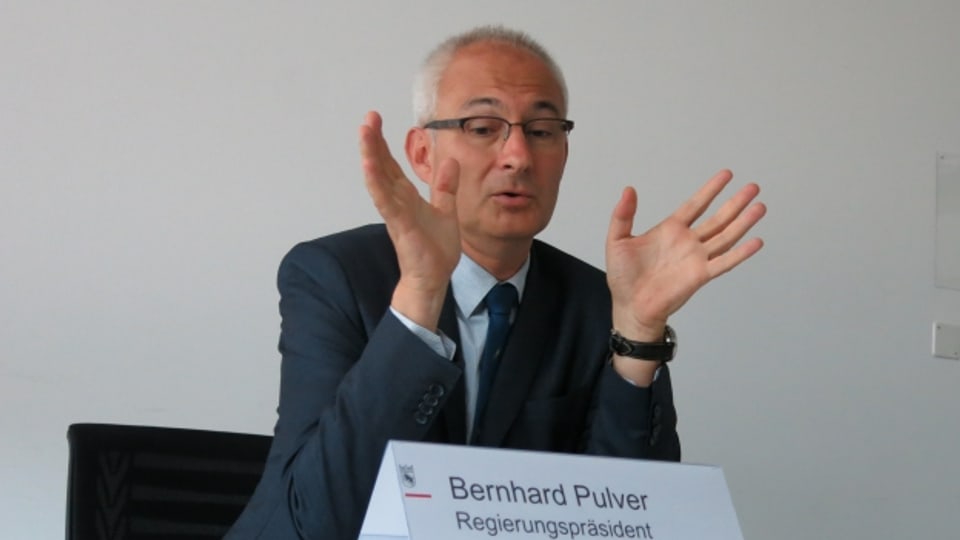 Regierungspräsident Bernhard Pulver lanciert Diskussion.