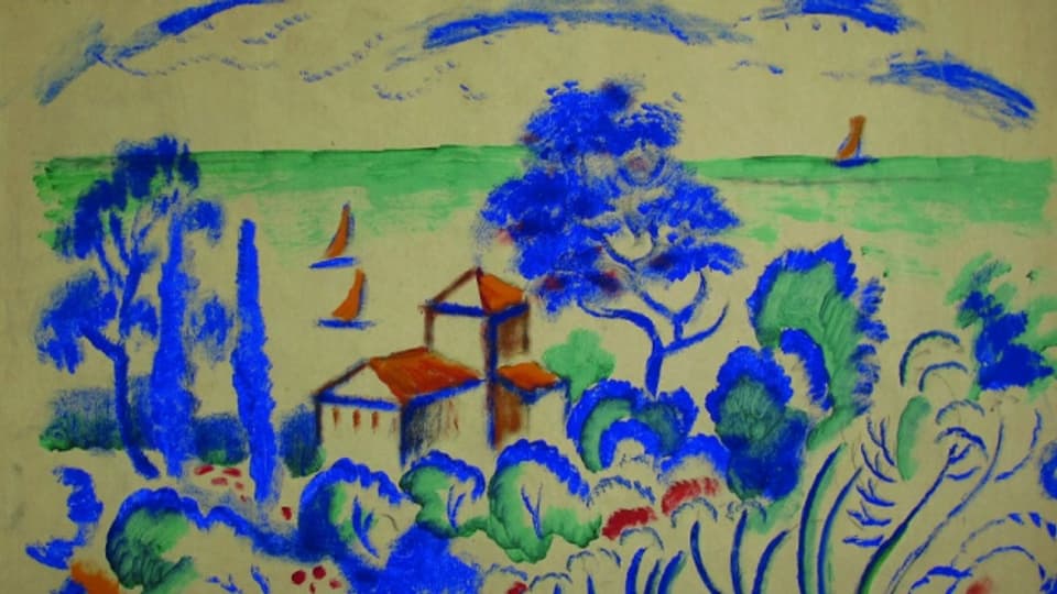 Aus Cornelius Gurlitts Sammlung: Die «Landschaft mit Segelbooten» von August Macke.