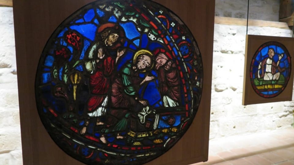 Das Glasmuseum in Romont konserviert auch Kirchenfenster.