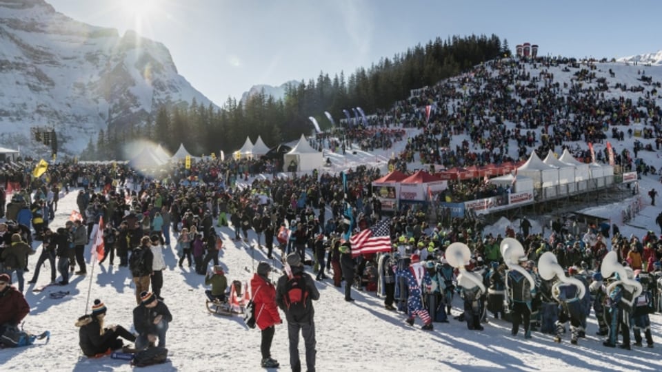 63'500 Menschen und Sonnenschein: Die Skirenntage in Wengen waren ein Erfolg.