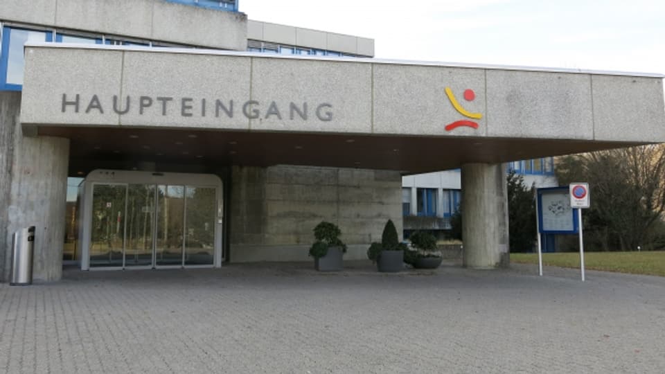 Der Eingangsbereich der Universitären Psychiatrischen Dienste in Bern.