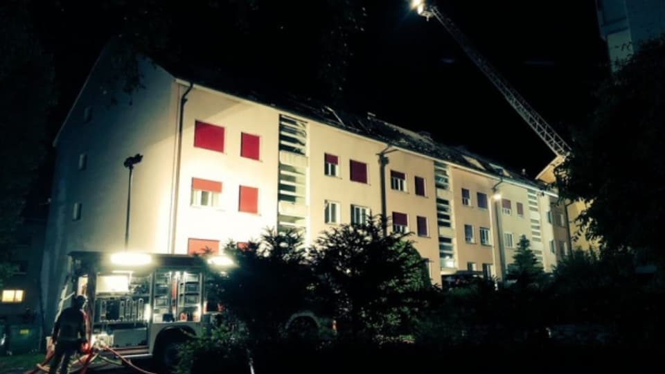 Brand in einem Mehrfamilienhaus in Bern