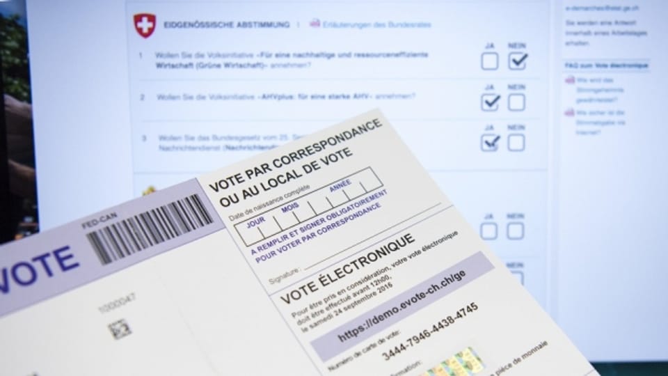 Auslaufmodell: Das Genfer E-Voting-System.