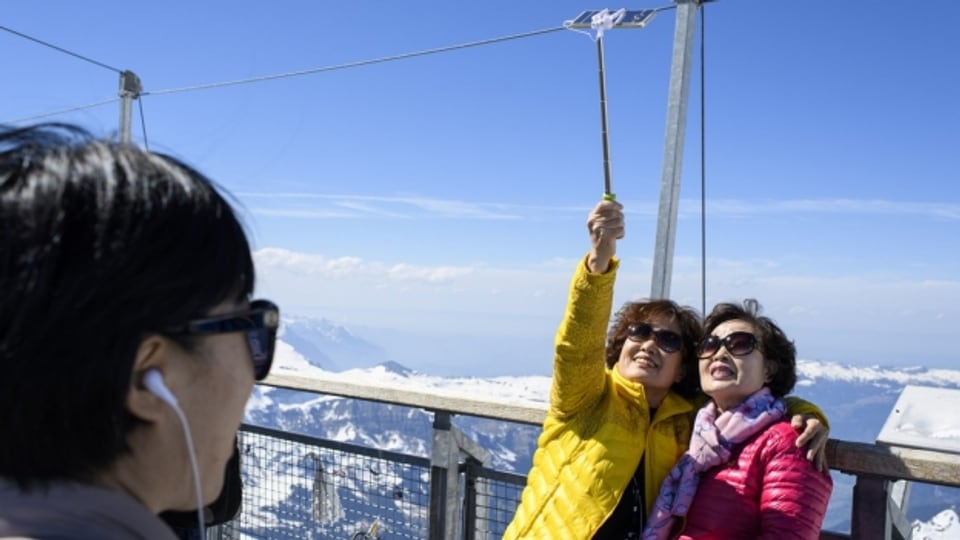 Immer mehr Touristen kommen aus Asien ins Berner Oberland.