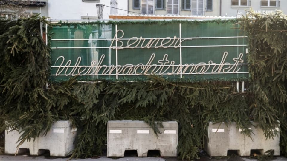 Die Betonelemente auf dem Berner Weihnachtsmarkt sollen durch eine fixe Installation ersetzt werden.