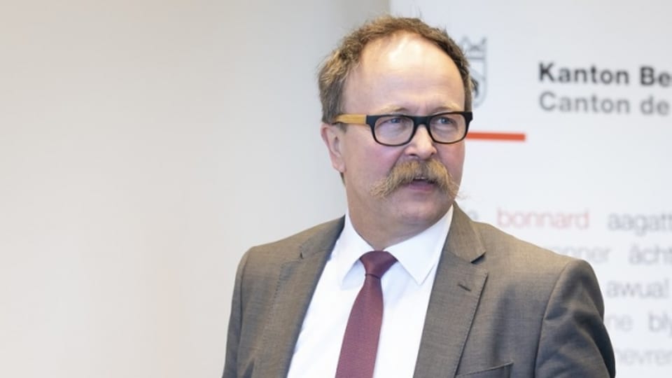 Thomas Egger erklärt seine Demission als Thorberg-Direktor am 14. Mai 2019.