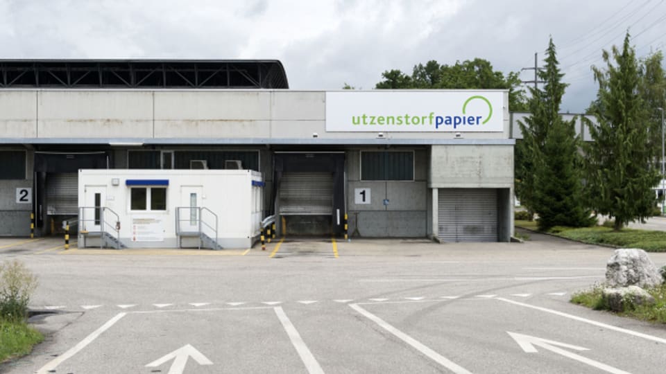 Die Papierfabrik Utzenstorf AG, aufgenommen im Juli 2017 in Utzenstorf.