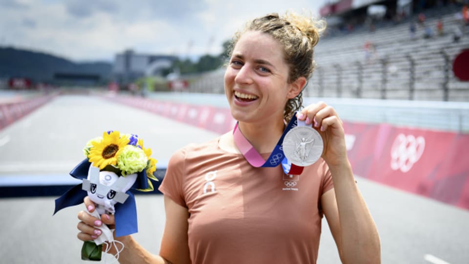 Marlen Reusser aus Hindelbank holt die Silbermedaille in Tokio