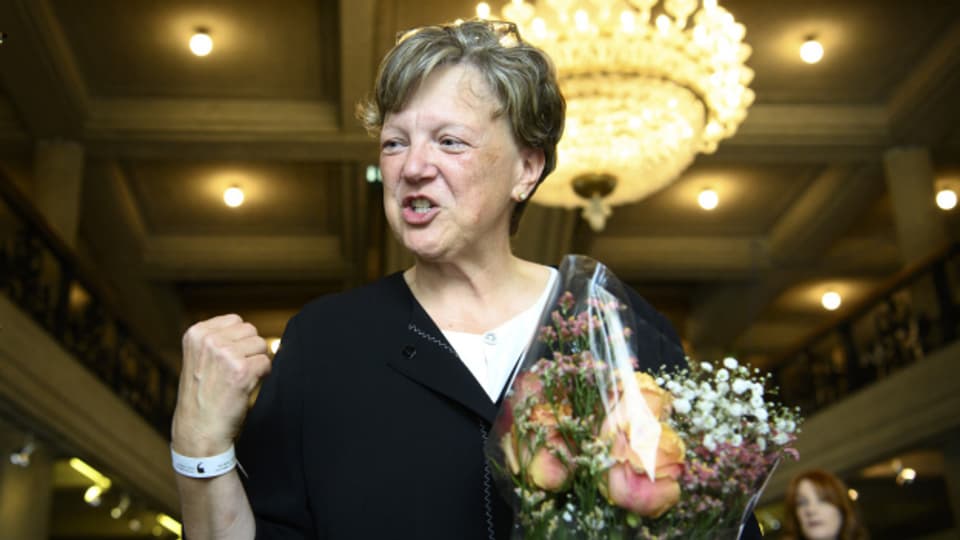 Isabelle Chassot nach ihrer Wahl in den Ständerat am 26.9.2021