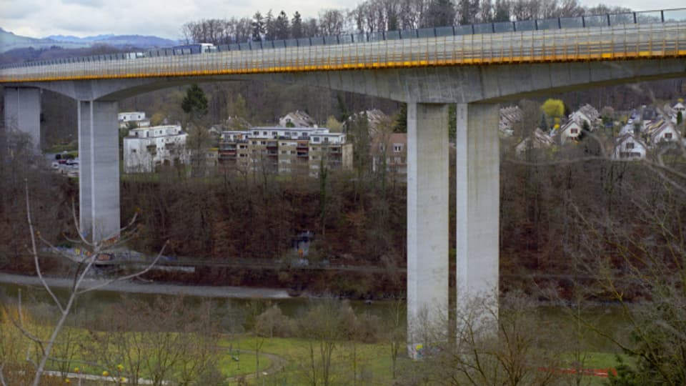 Klettern Richtung Autobahn: Am Felsenauviadukt in Bern soll das bald möglich sein.