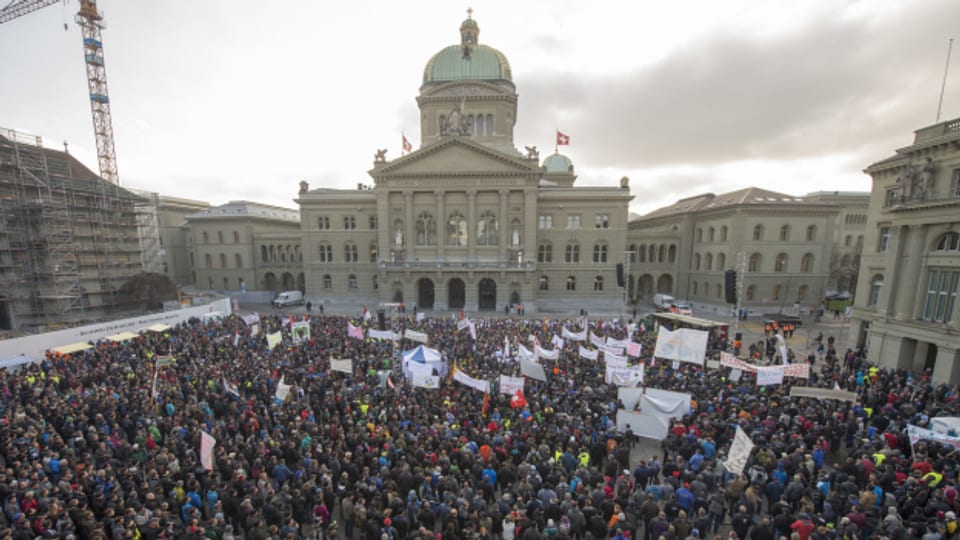 Eine Grossdemo auf dem Bundesplatz: Das will die Stadt Bern vor den eidgenössischen Wahlen im Oktober 2023 nicht