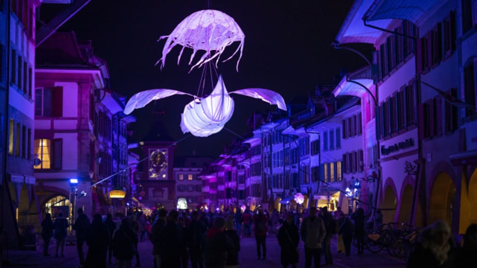 Besucherrückgang am Licht-Festival Murten