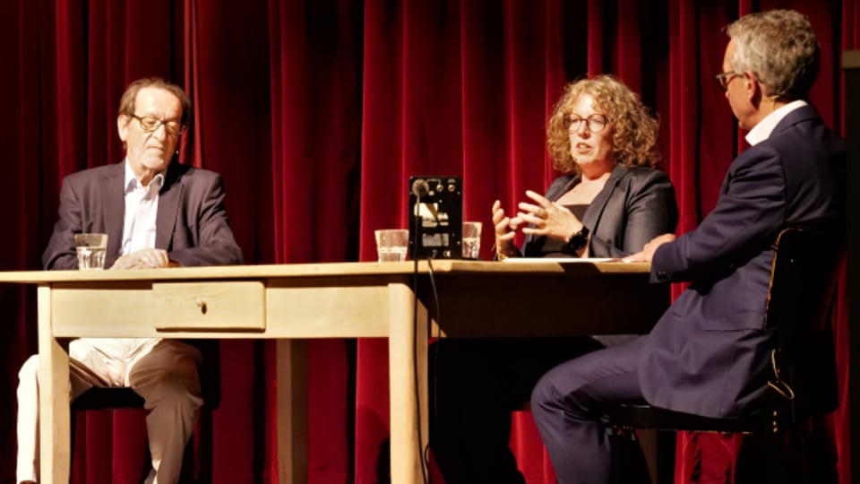 Peter Brandenberger im Gespräch mit Walter Fust und Jeannette Morath