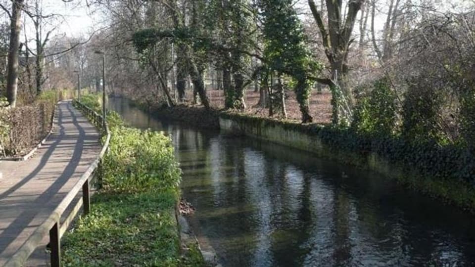 Mittelalterlicher Kanal: St.-Alban-Teich.