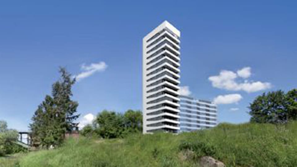 Der geplante Wohnturm «Weitblick» in Lörrach