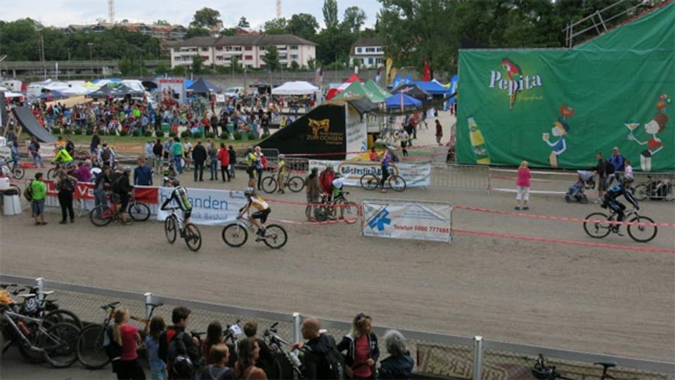 Viele Fans trotzten dem Regen am Bike-Festival Basel