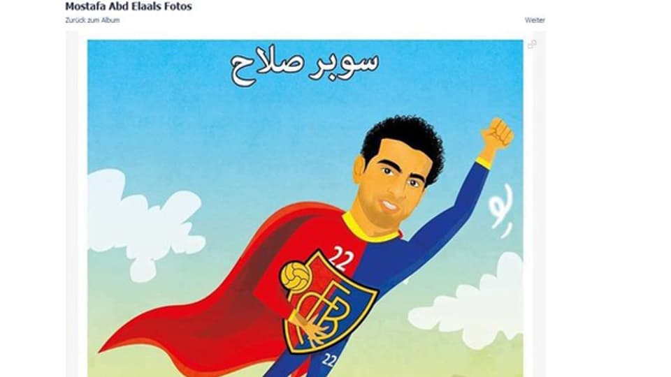 FCB-Spieler Salah als Superheld: Der FCB hat Tausende neuer ägyptischer Facebook-Fans