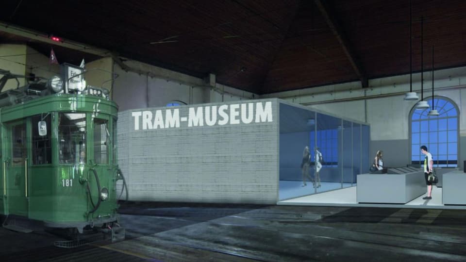 Visualisierung des zukünftigen Trammuseums