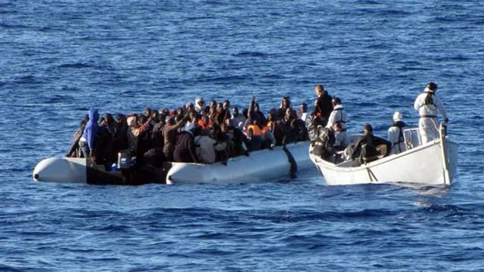 Flüchtlingsströme sind ein mögliches Katastrophen-Szenario (das Bild zeigt ein Flüchtlingsboot auf dem Mittelmeer).