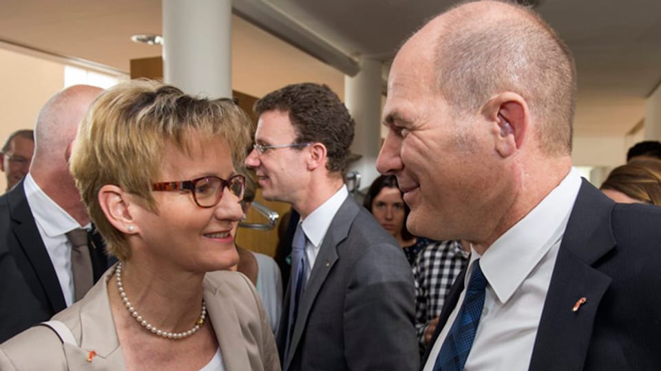 Pegoraro (FDP) und Lauber (CVP) kandidieren wieder.