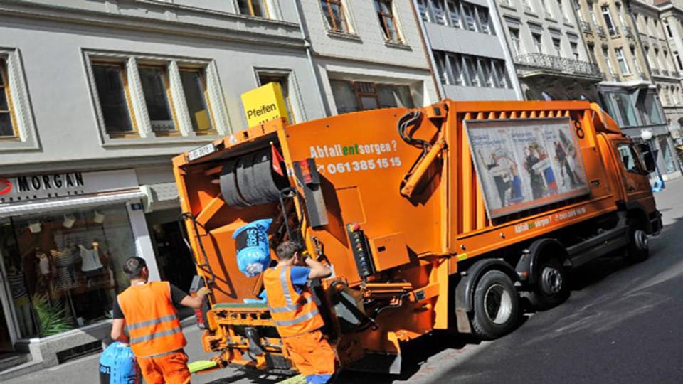 Die Müllabfuhr bleibt Basel erhalten.