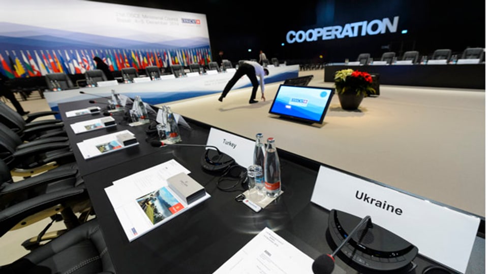 Kongresszentrum Basel hat sich als OSZE-Gastgeber bewährt.
