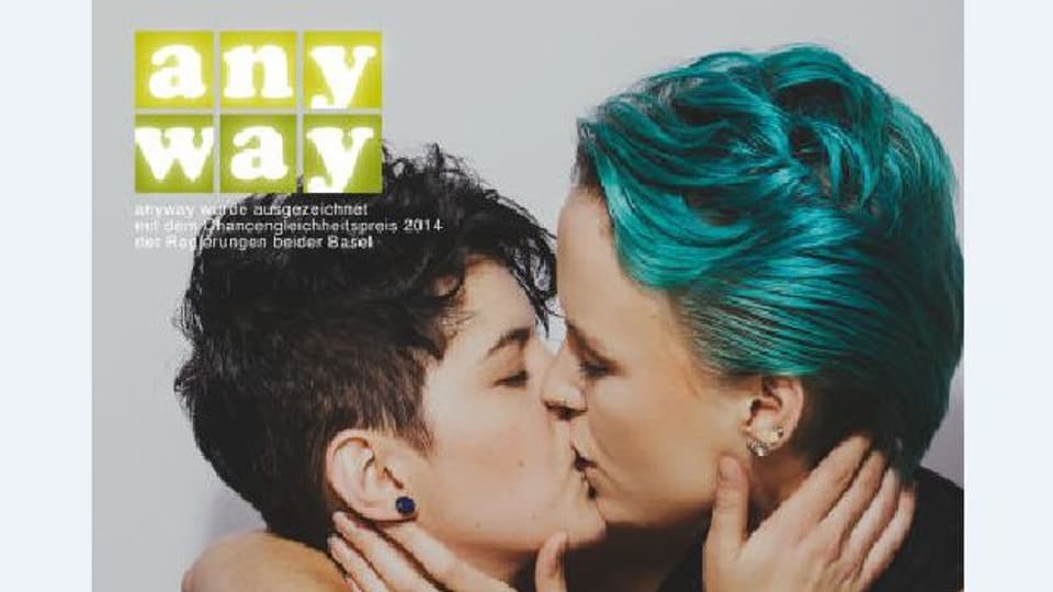 Plakat mit bekleideten küssenden Lesben will BLT nicht in Trämli aushängen.