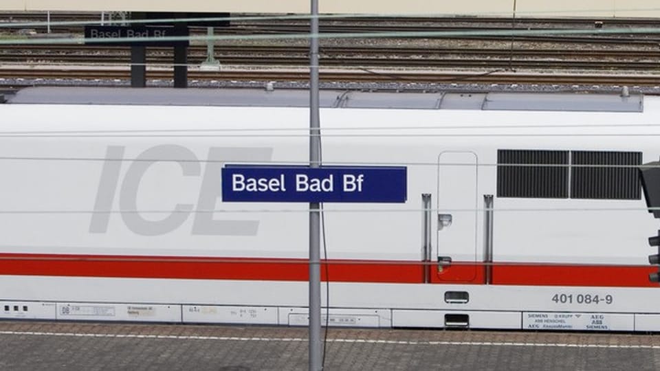 ICE am Badischen Bahnhof in Basel