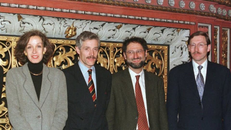 Barbara Schneider, Ueli Vischer und Ralph Lewin müssen dem Kanton fehlende Beträge zurückbezahlen (Bild von 1996).