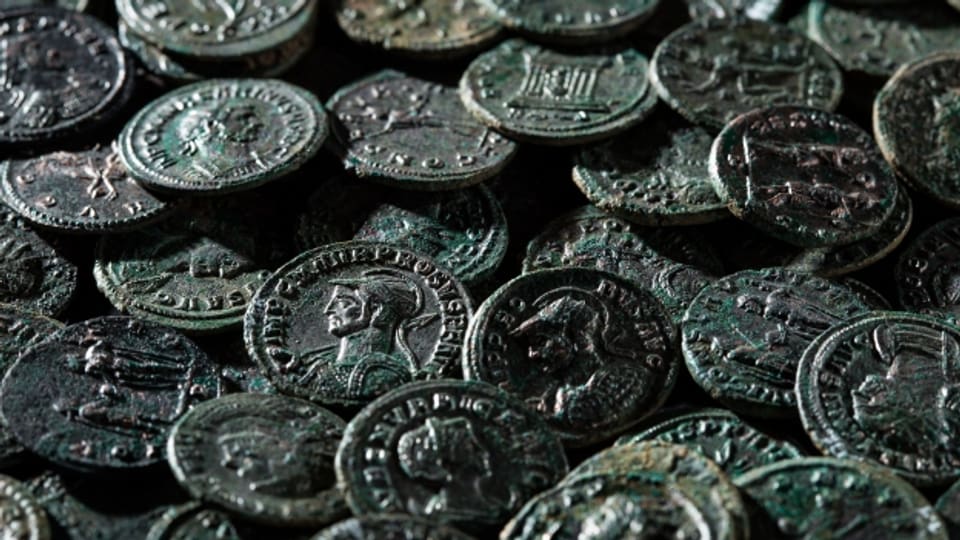 Die römischen Münzen wurden in einer Kirschbaumplantage gefunden.