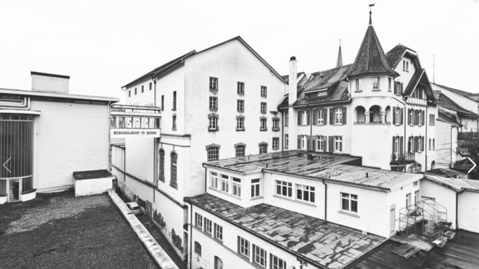 Historische Aufnahme vom Ziegelhof-Areal.