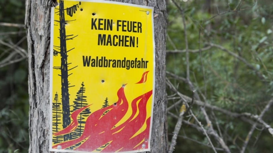 Die Waldbrandgefahrenstufe wurde in den beiden Basel auf die zweithöchste Stufe erhöht,