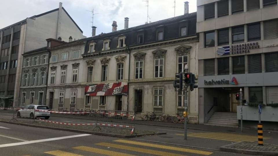 Häuserzeile am Steinengraben in Basel